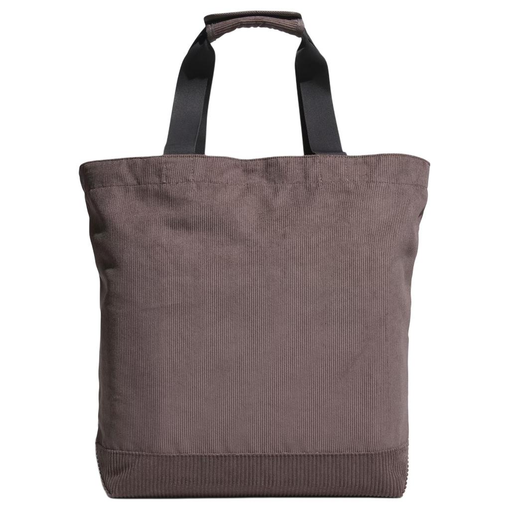 New Adidas MUST HAVES Corduroy Tote Bag Shopping Bag Shoulder Bag Handbag Regular Unisex Charcoal Gray IT2053