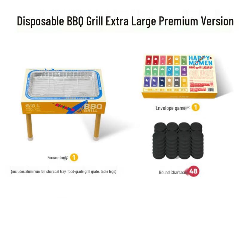 Disposable BBQ Grill with Legs