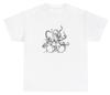 Octopus Playing Drums T Shirt Funny Silly Unhinged Oddly Specific Meme Humor Tee