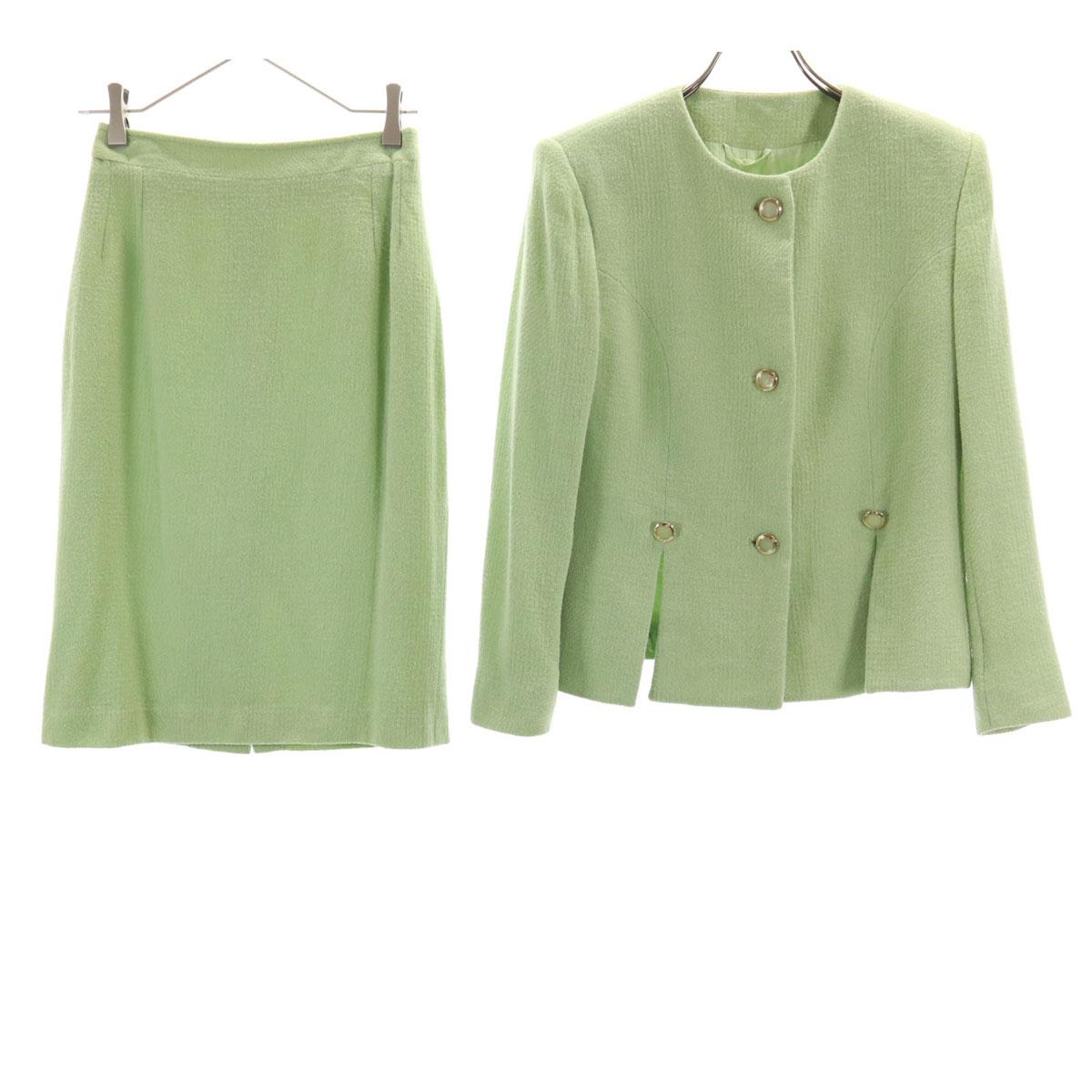 

Herno Сделано в Италии Твидовый костюм-двойка из шерстяной смеси 42 Зеленый система Женский Б/У