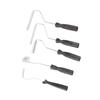 5PCS Fiberglass Laminating Rollers Aluminum Head Bubble Paddle Tool Kit for Mold Resin Composite Projects Bathtub Boat