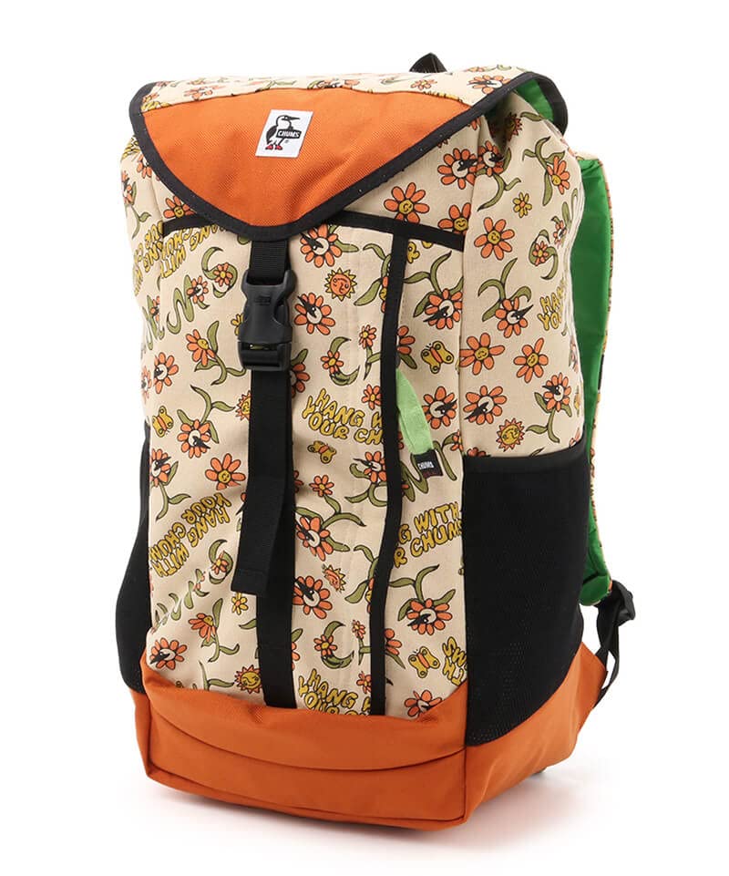

Day Book Pack Sweat Nylon Dancing Booby Flower [Chums] Men s