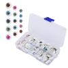Doll Eyeballs Half Round Plastic Eyes Colorful DIY Bear Crafts Materials Halloween Accessories