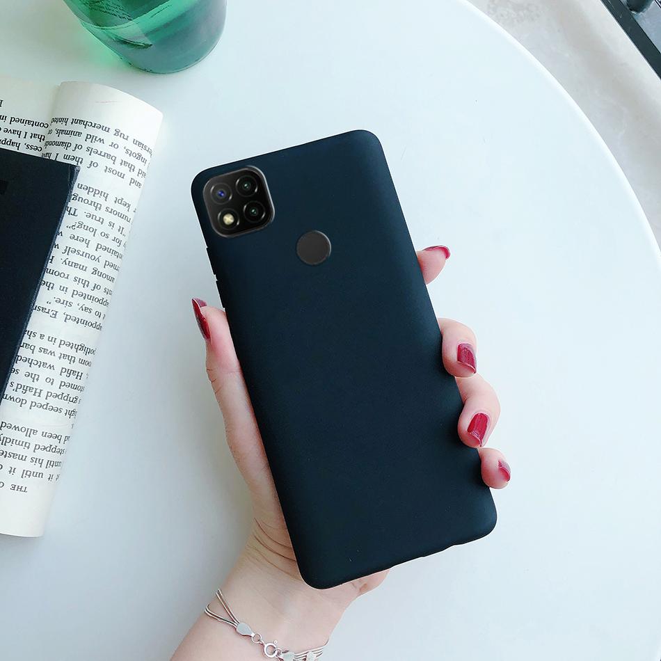 For Xiaomi Redmi 9C 10A Silicone Candy TPU Simple Cases Phone Case For Xiomi Redmi 9C NFC 10A Redmi9C NFC 2020 Case Fundas
