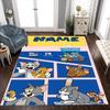 Tom Jerry Adventure Customized Name Area Rug Design for Kitchen Game Room Bedrooms Playrooms Anti-slip Rug Office Home Decor Wedding Party Gift