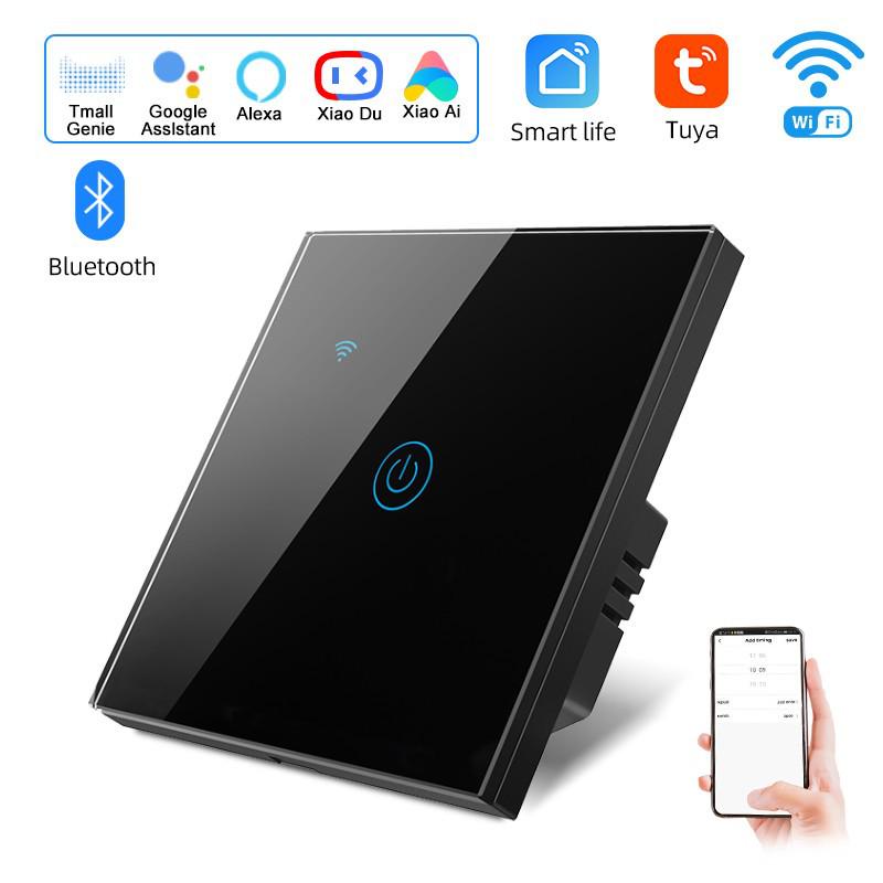 Graffiti Tuya EU Smart WiFi Touch Wall Switch with Alexa Voice Control