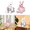 Flower Pot Ornament Spring Easter Decoration Sculpture Resin Container Bunny Figurine for Restaurant Office Yard Home Party