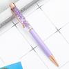 1 Pcs Flower Ballpoint Pen Metal Office School Stationery Gift Cute Clip Pens Pencils Writing Supplies
