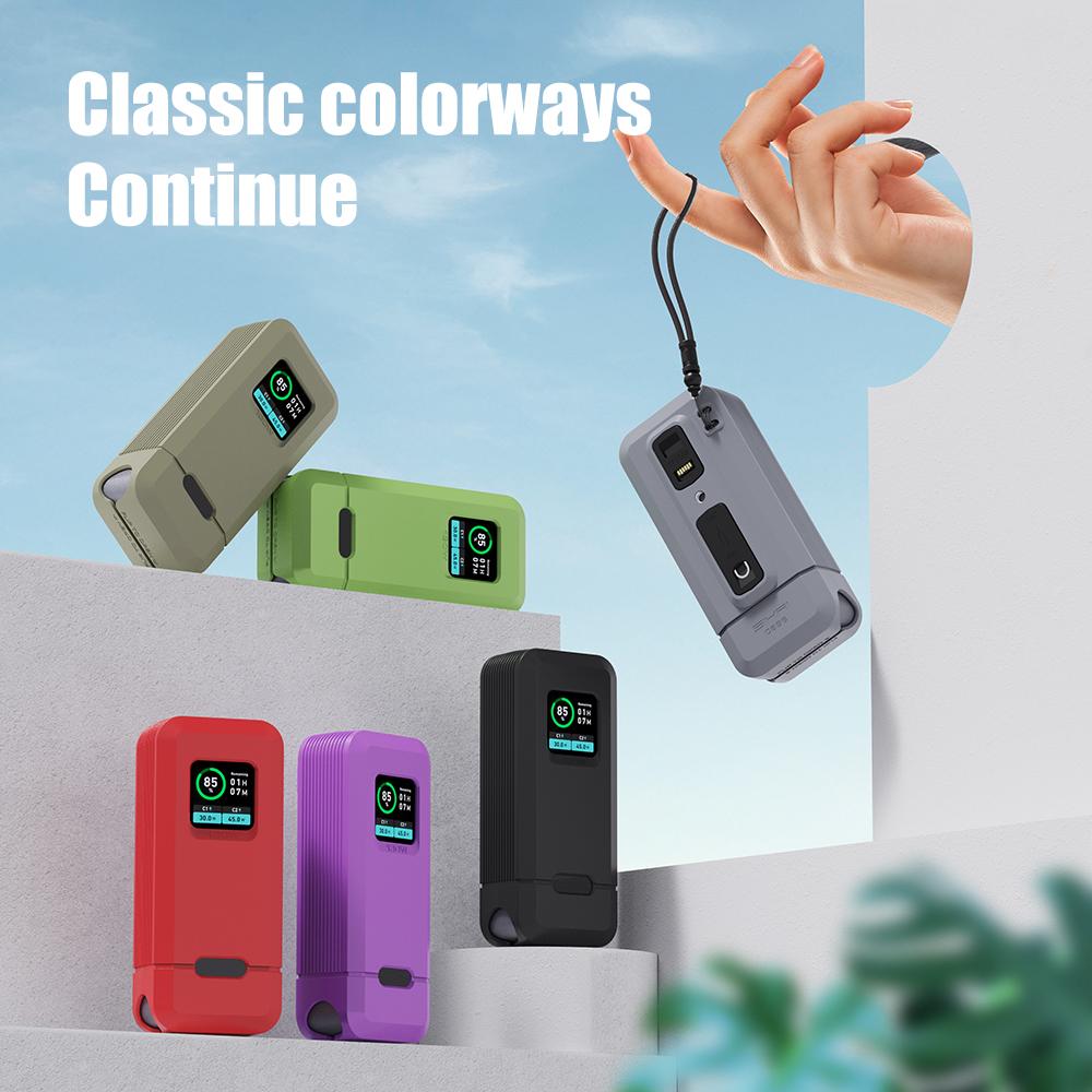 Silicone Protective Cover Silicone Case for Anker Prime Power Bank 12,000 mAh 130W TF/SIM Card Storage Travel Carrying Case