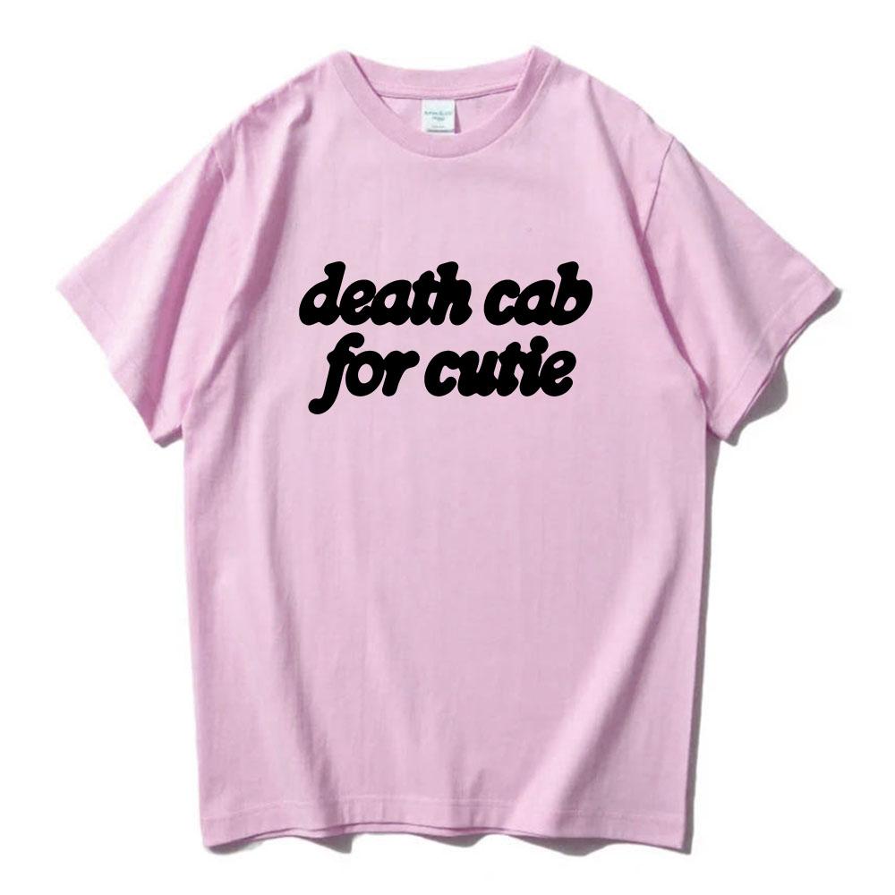 I Built You A Tower Album T-shirt Band Death Cab for Cutie Print Tshirts O-neck Summer Unisex Streetwear Graphic Tops
