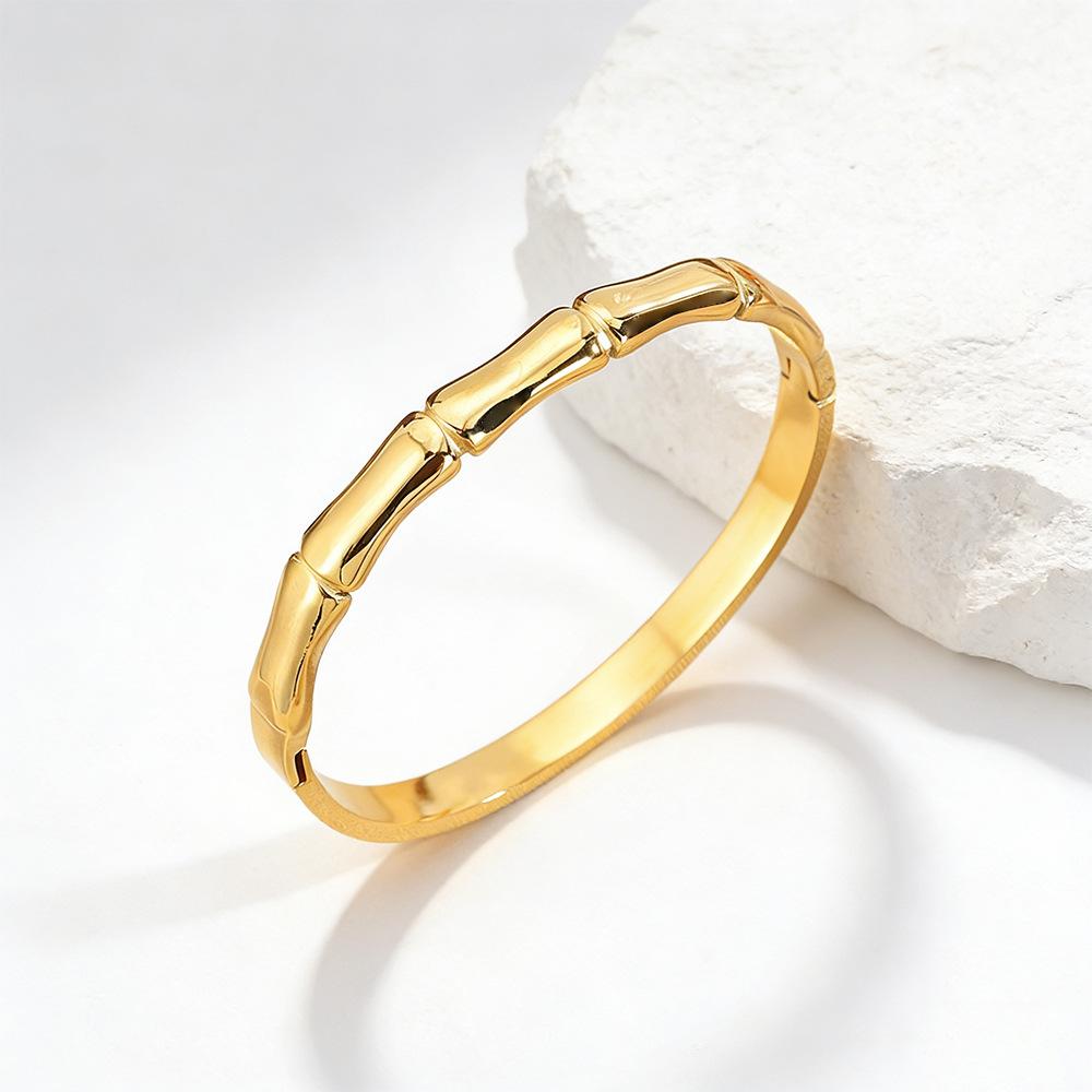 European and American Color Bamboo Light Luxury Women's Fashion Niche High-end Bracelet