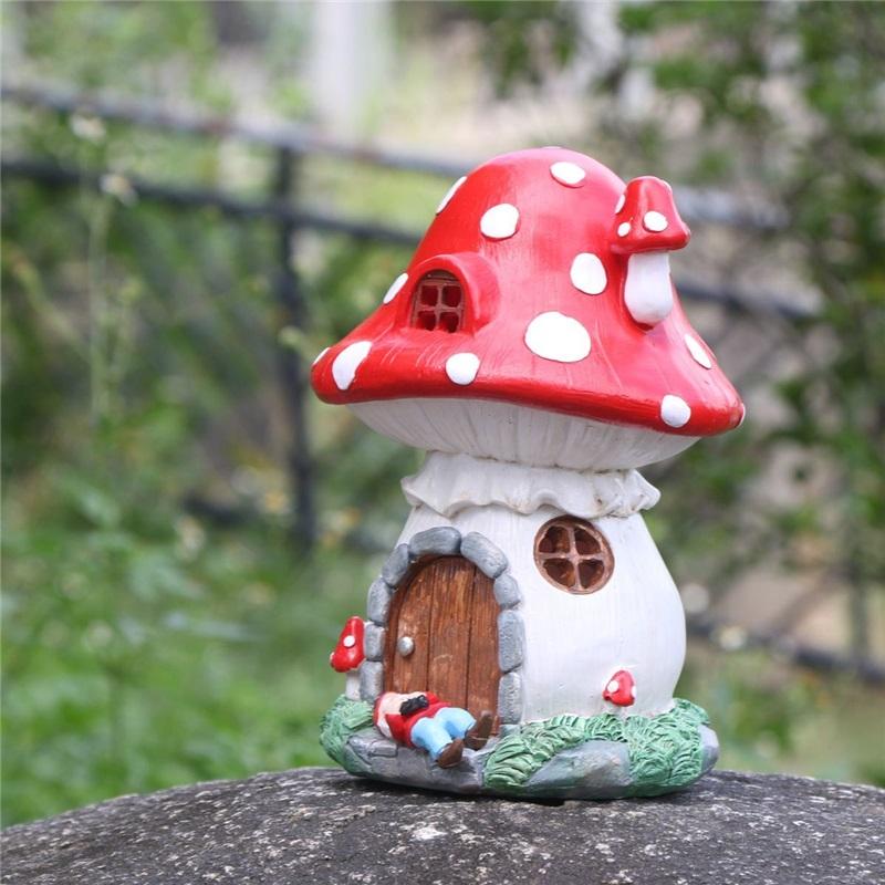 Solar Energy Mushroom Lamp Garden Homestay Yard Balcony Landscaping Layout Outdoor Courtyard Decoration Outdoor Garden Decoration