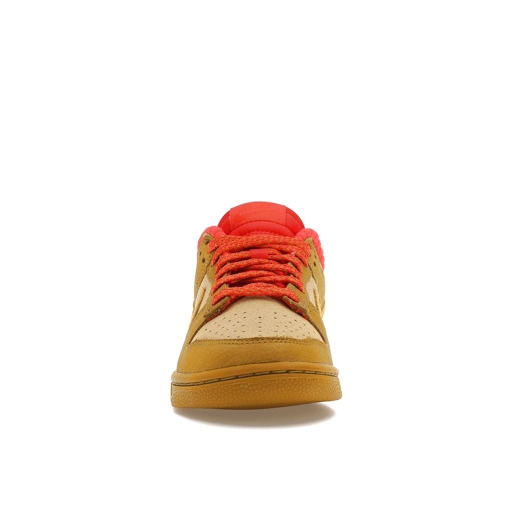 Nike Dunk Low Bronzine Picante Red Women Sneakers Tan Sesame FQ8897-252