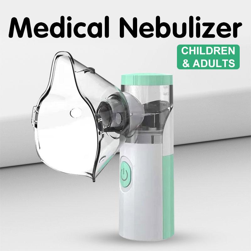 Medizinischer stiller Mesh-Vernebler für Erwachsene und Kinder, tragbarer Asthma-Inhalator, Zerstäuber, Gesundheitspflege, tragbarer Mini-Vernebler, Luftbefeuchter
