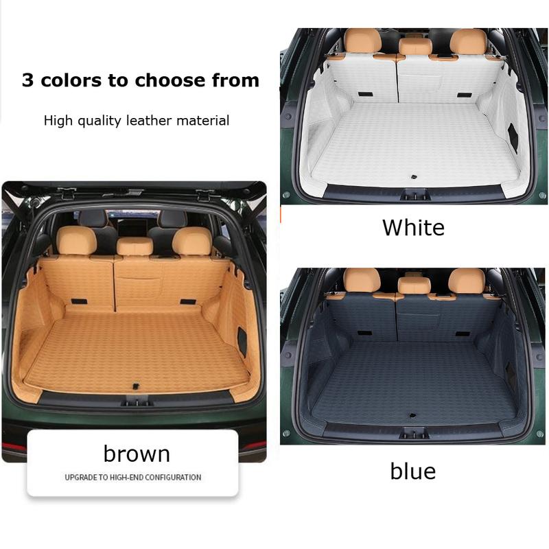 For Geely Starray EM-i Galaxy Starship 7 Custom Car Boot Mat Rear Trunk Liner Cargo Leather Floor Carpet Tray Protector Mats