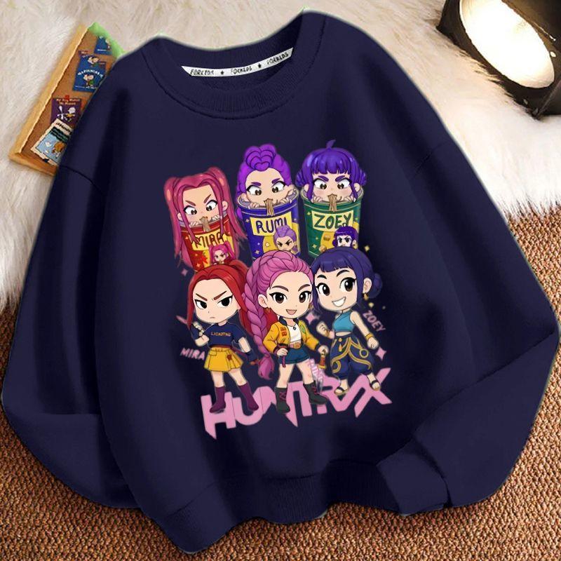 Children's Cartoon Witch Hunt Team Hoodies, Spring and Autumn Boys' and Girls' Casual Hoodies