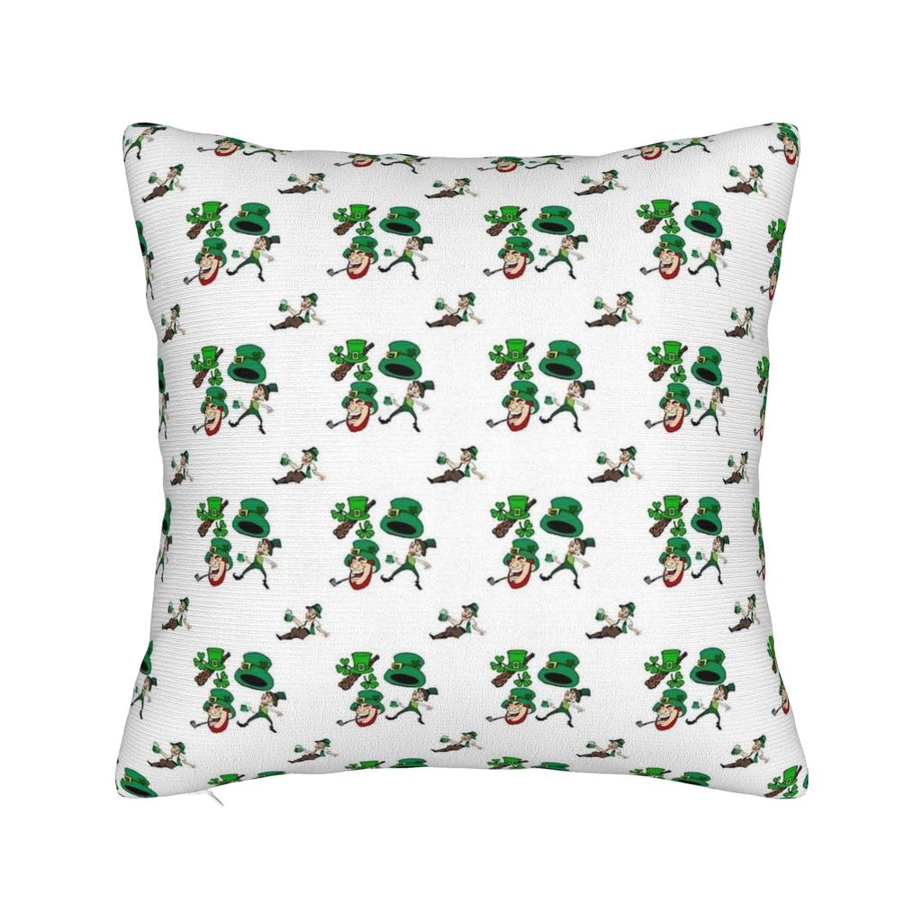 Saint St Patricks Day Pillow Cover Design Cushion Cover Cute Funny Pillow Case For Sofa Bedroom Home Decor