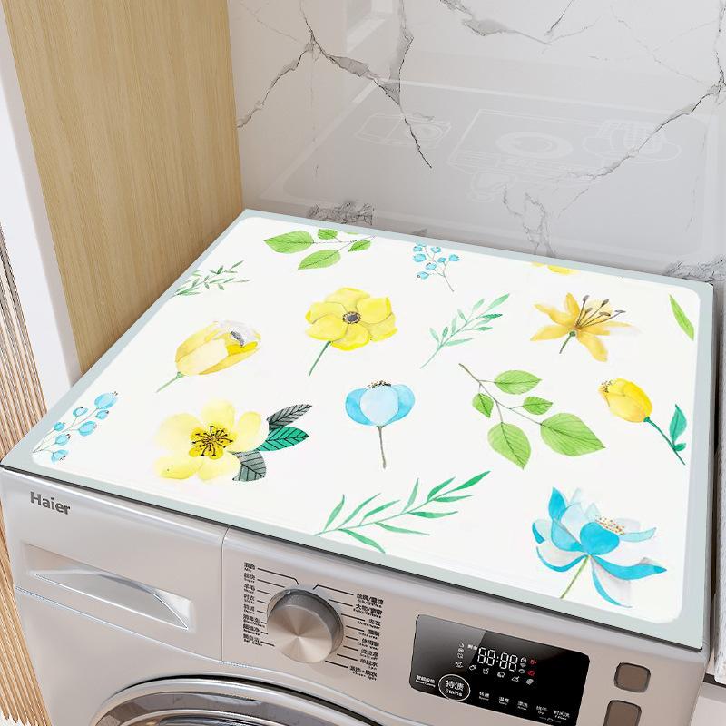 Tappetino per lavatrice Flower Ins Air Fresh Wear Free lavabile tovaglietta può essere tagliato tovaglietta pieghevole