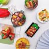 Simulated Food Fridge Magnets Resin Painted Magnet Noodles Ribs  Pot Cute Magnets for Refrigerator Retro Magnetic Handicrafts