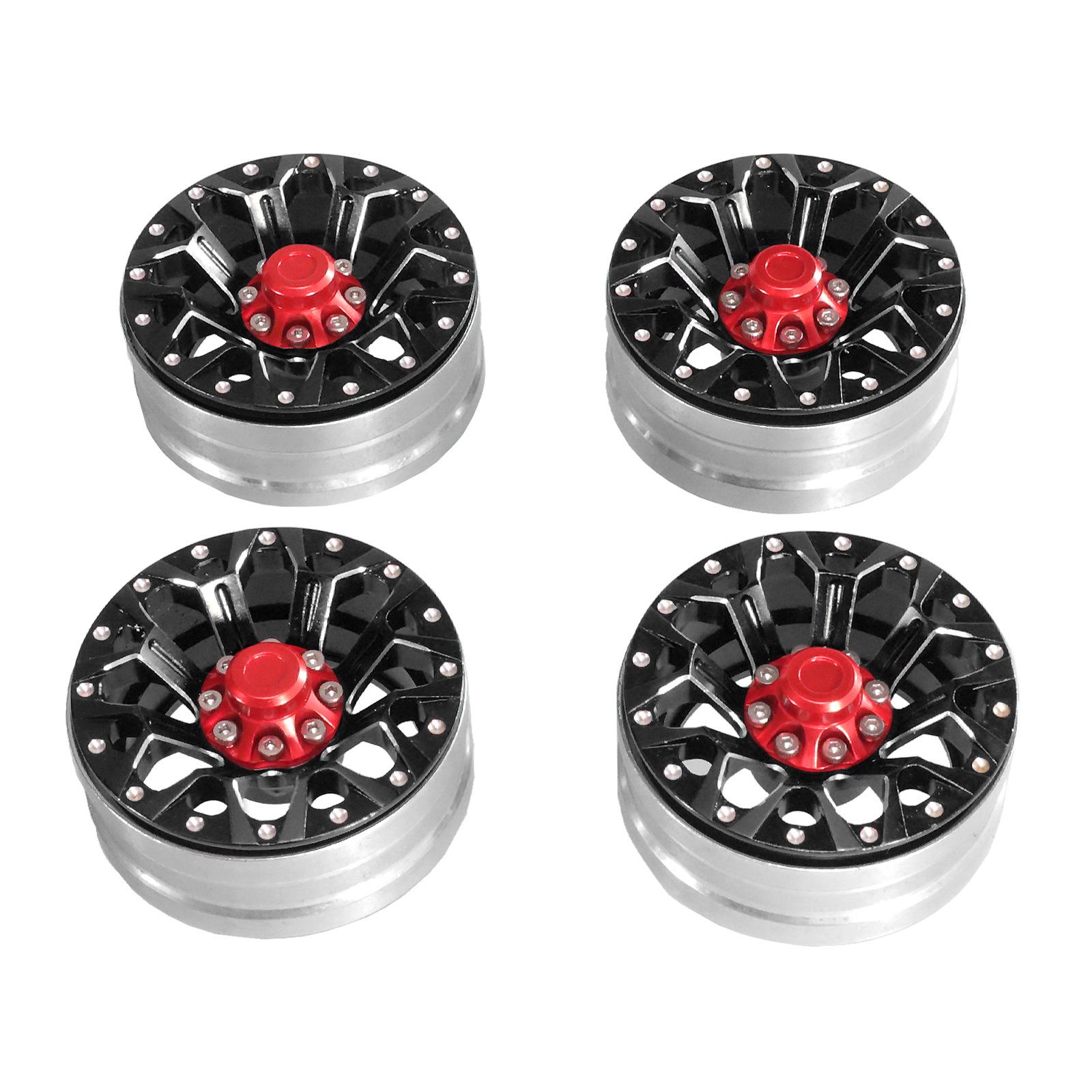 

1.9 Aluminum Alloy Wheel Hub for 1/10 SCX10 KM2 TRX4 90046 RC Crawler