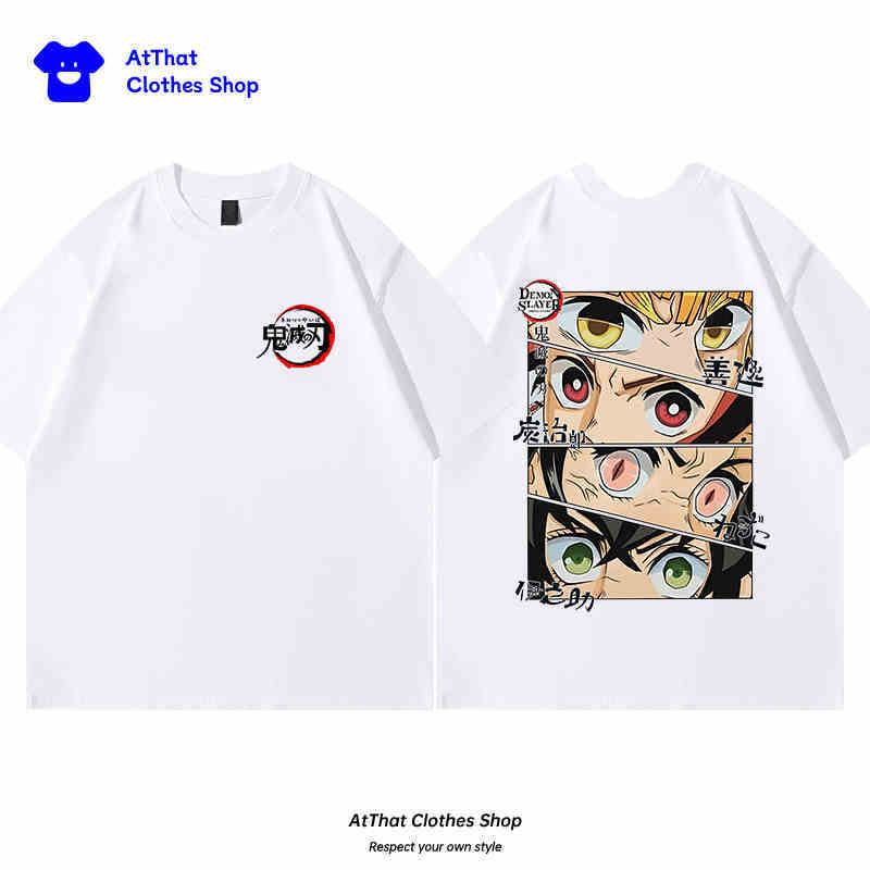 Ghost Annihilation Blade Anime Peripheral Yamamoto Yoji Fengtanjiro Tide Brand Loose Printing Men's and Women's T-Shirts