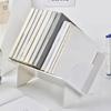 Desktop Small Bookshelf   Simple Large Capacity Plastic Tilted Desk Book Storage Rack for   Home