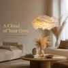 Modern Design Paper Lamp Shade White Ceiling Lampshade Pendant Light Cover  Living Room