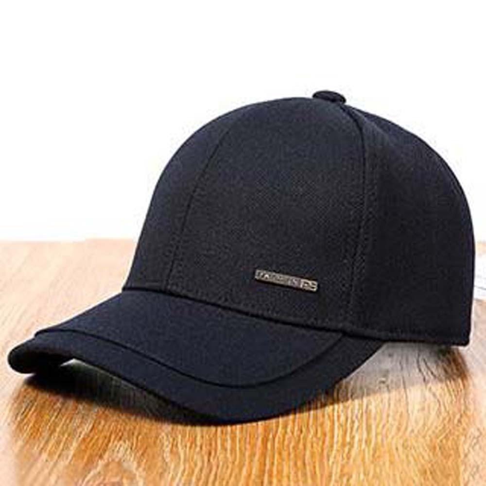 Sunscreen Solid Color Baseball Cap Adjustable Simple Sunshade Casquette Men Peaked Hat  Sports