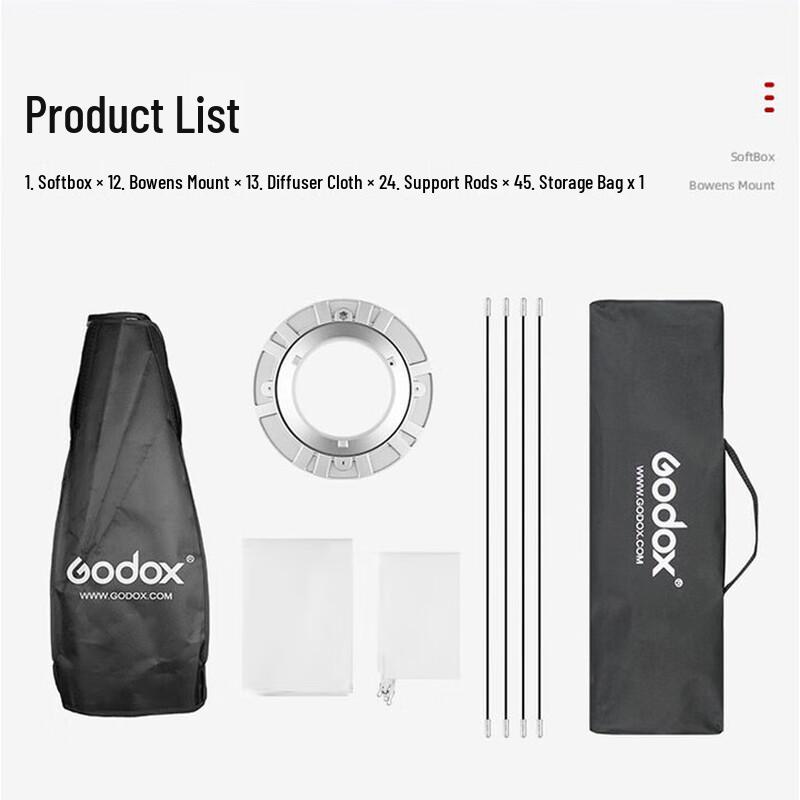Godox Foldable Square Softbox with Bowens Mount