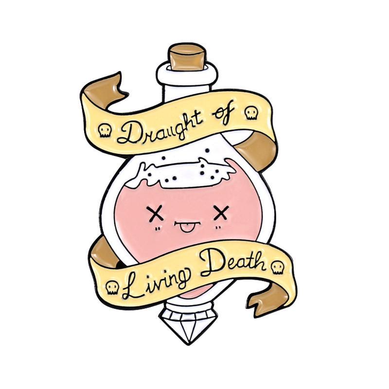 

Brooch Trendy Alloy With Geometric Magic Potion Bottle Design For Styling Versatile XZ7399