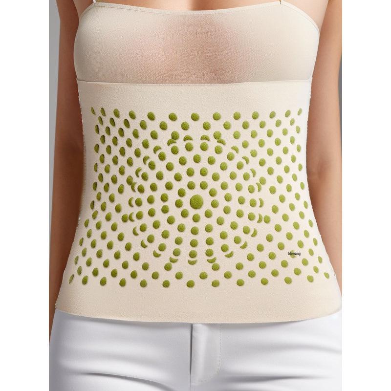 Wormwood Floss Heated Waist Support Belt for Yoga and Fitness