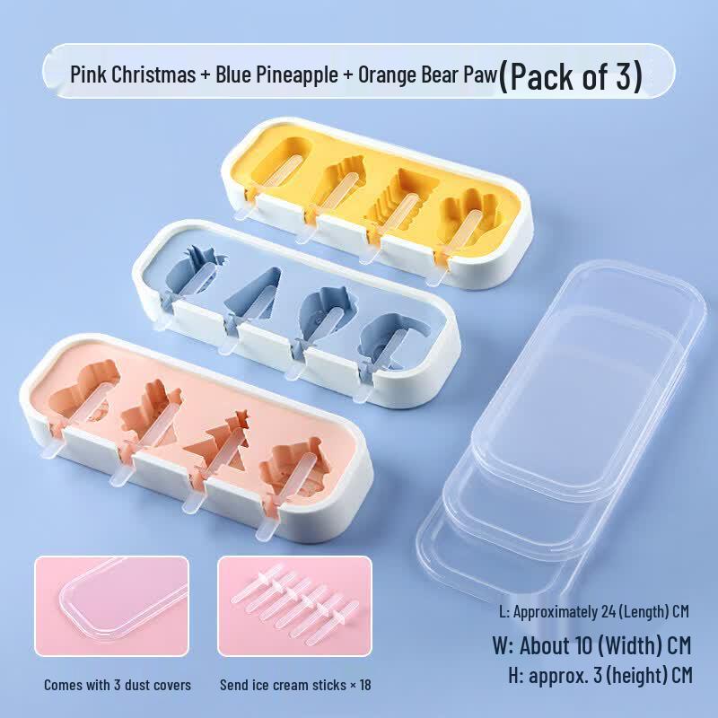 Food Grade Silicone Ice Cream Ice Pop Mold