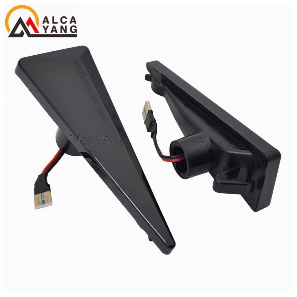 2pieces Led Dynamic Side Marker Turn Signal Light For Renault Megane MK2 CC Espace MK4 Scenic MK2 Wind Avantime Thalia 2