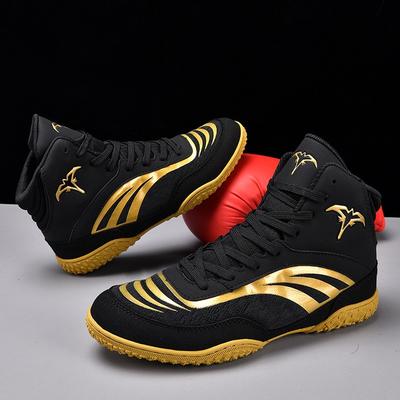 Neue Boxschuhe Herren atmungsaktive Low-Top Nagel Gewichtheberschuhe, leicht, modische Trainingsschuhe, Ringerschuhe