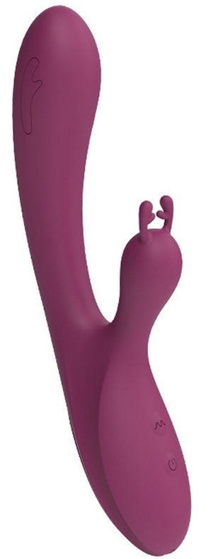 Vibro Rabbit Deer Jack 23cm Violet - Generique - Vibromasseurs Design