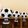Adorable Plush Soccer Ball Toy with Legs and Smile Soft Stuffed Animal for Kids and Soccer Fans, 12 Inches