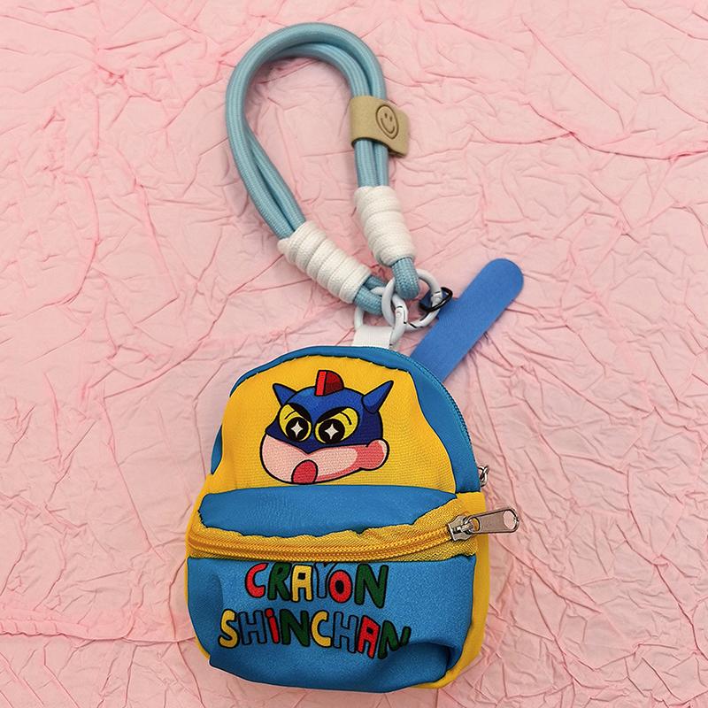 Mobile Phone Lanyard Wallet Earphone Case Storage Bag Anti Throwing Wrist Strap Cartoon Gifts For Boys Girl