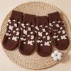 Waterproof Non-Slip Small Dog Shoes - Comfortable, Soft, Anti-Dirt Outdoor Footwear for Teddy & Small Dogs