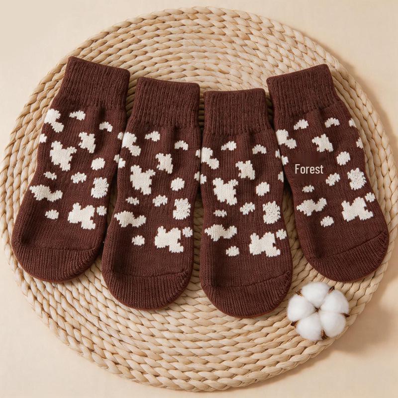 Waterproof Non-Slip Small Dog Shoes - Comfortable, Soft, Anti-Dirt Outdoor Footwear for Teddy & Small Dogs