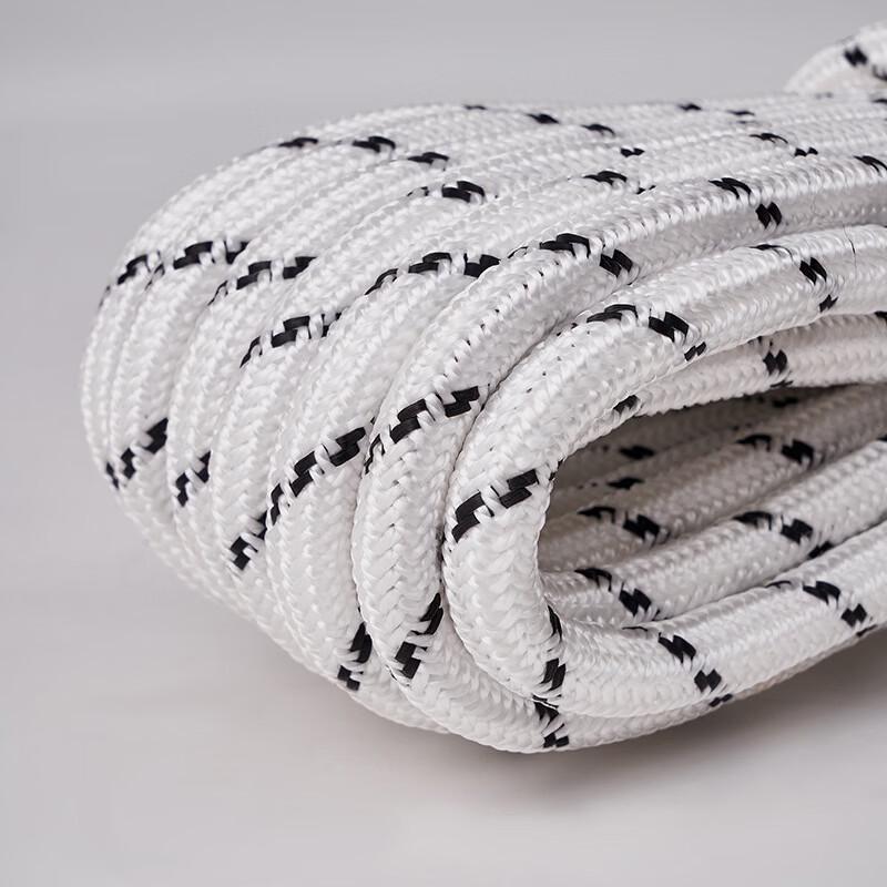 DAXTE Steel Core Rescue & Escape Nylon Rope with Double Hooks