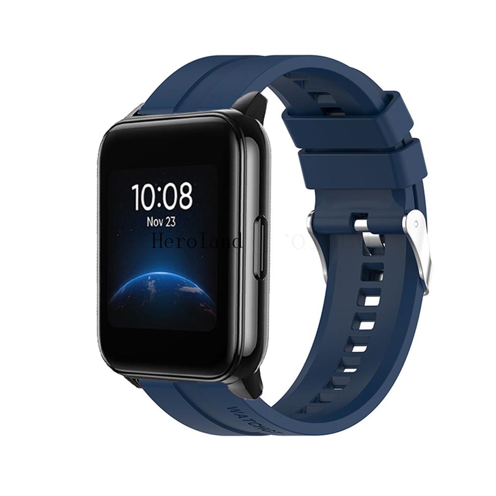 22MM Silicone WatchBand Strap For Realme Watch 2 2 Pro Smart Wristband Bracelet For Realme Watch S / Ticwatch Pro 3 WirstStrap