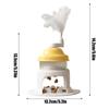 Cat Treat Toy Pet Slow Feeder Ice Shaver Shape Treat Puzzle Toys For Dogs With Teaser Wand For Puppy Kitten Boredom Relief