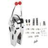 Boat Engine Control Zinc Alloy Dual Lever Handle Outboard Device for Repair Refurbishment