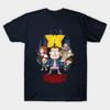 T-shirt Homme Noir Imprimé Stranger Falls Impression sur Papier de Transfert Sans Découpe T-shirt en Coton