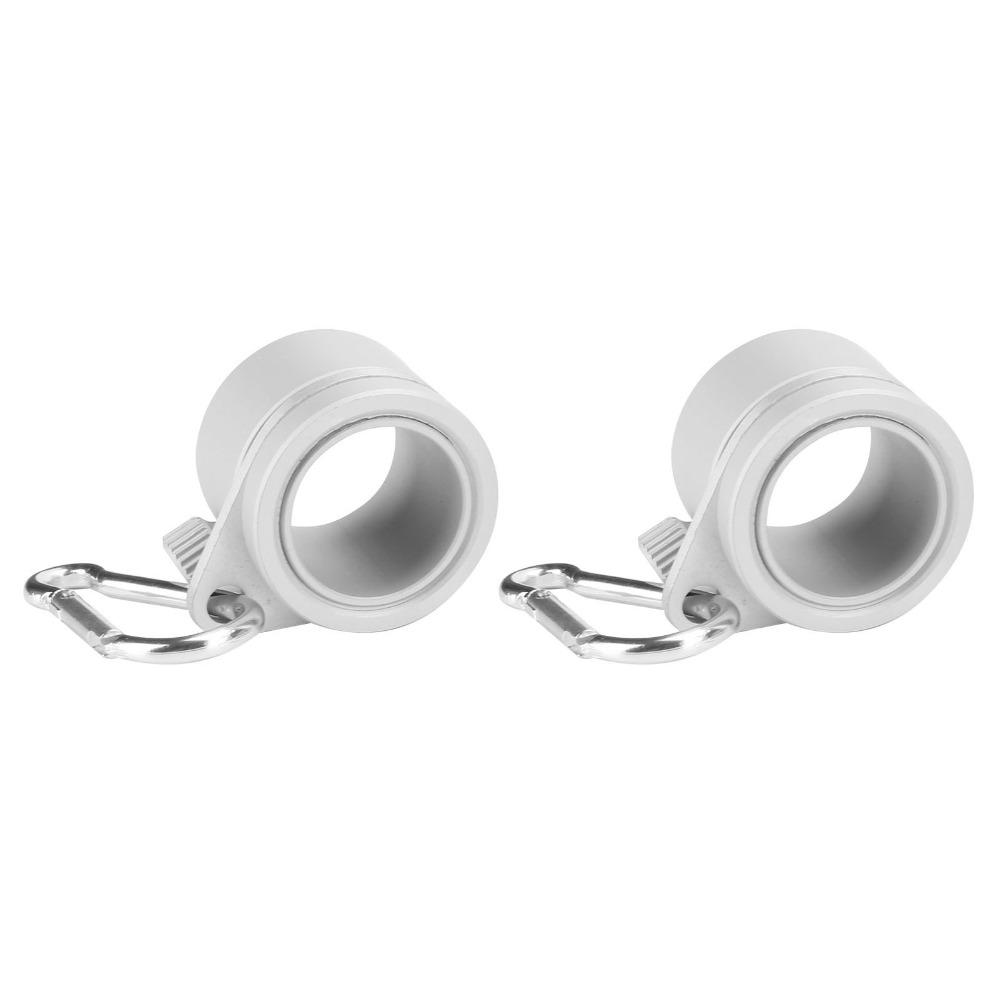 2Pcs Metal Flagpole Ring Rotating Rotating Ring Stable Flag Ring  Home Use