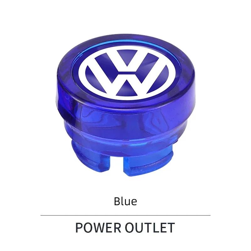 2026 Hot For Volkswagen VW Car Cigarette Lighter Cover DustProof Decoration Cap For Volkswagen GTI CC Tiguan Passat Golf Polo To