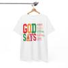 Gott sagt, sie ist Magie T-Shirt | Christliches Stärke-T-Shirt | Glaube über Angst Shirt