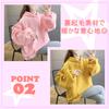 [link bleu] Link Blue Hoodie, Oversized, Hooded, Fleece-Lined, Long Sleeves, Simple Style, Women's (XXL, Blue)