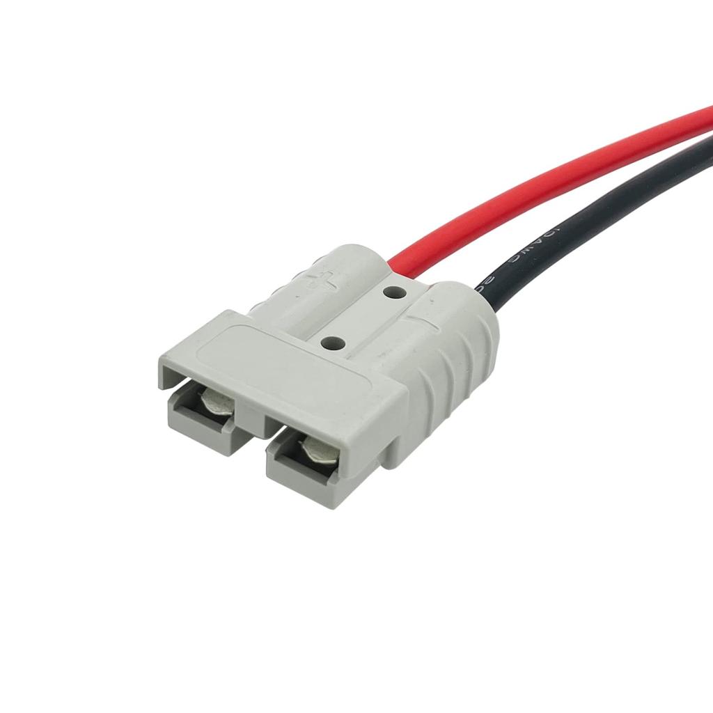JooFn Electric Forklift Charging Plug 10AWG Connection Cable Quick Connector 50A 600V with