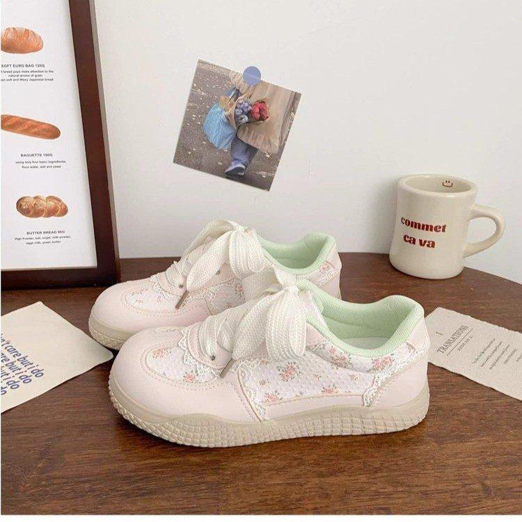 Little white shoes women's summer women's shoes mesh breathable mesh shoes with skirts versatile niche casual moral training board shoes